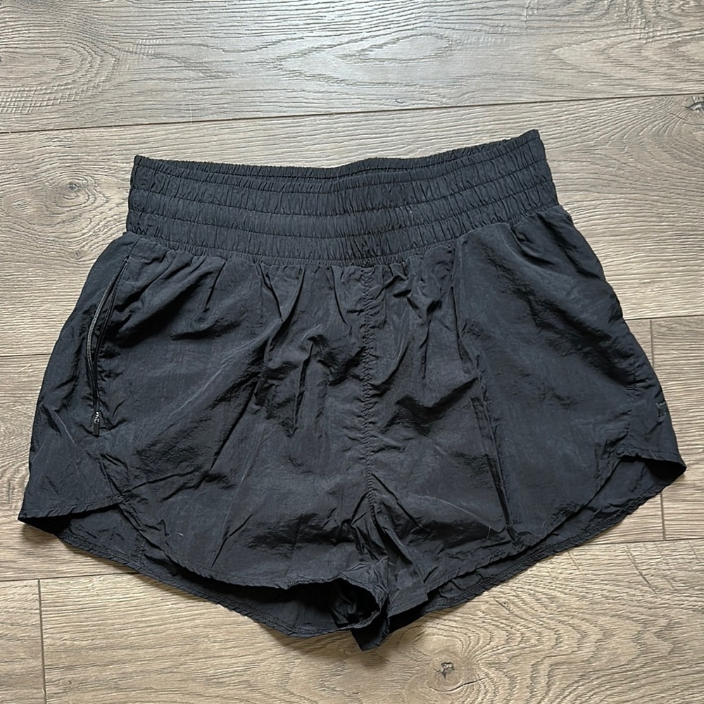 All in Motion Black Athletic Shorts with Elastic Waistband